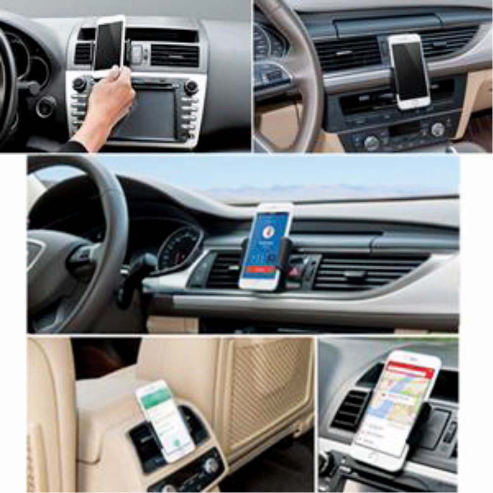 Phone Holder AC Mobil / Holder HP di AC Mobil / Holder Gps / Holder Handphone Jepit Ventilasi AC