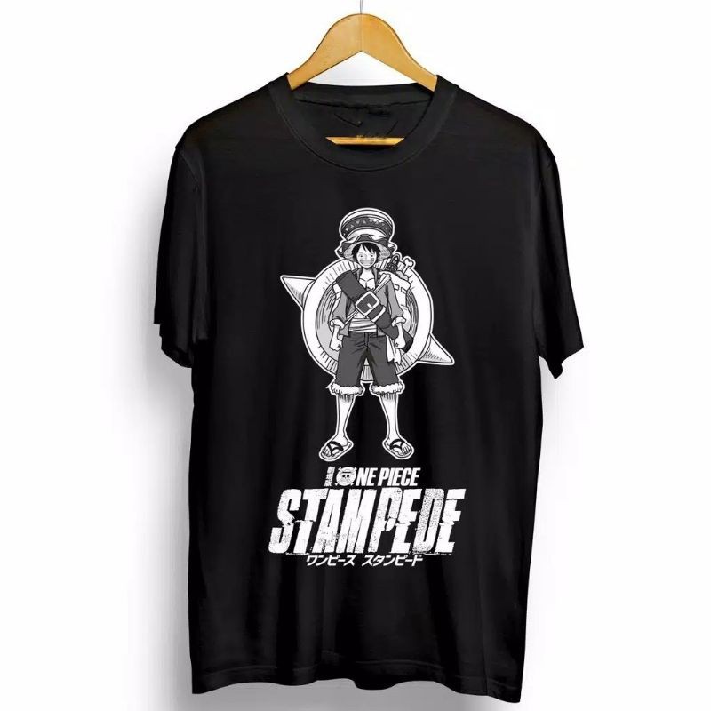 KAOS PRIA/ONEPIECE STAMPEDE/KAOS ANIME/KAOS HITAM