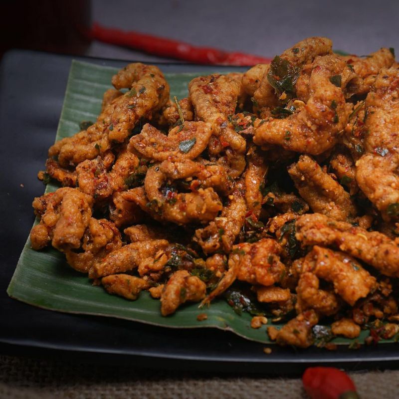 

usus pedas/ori daun jeruk