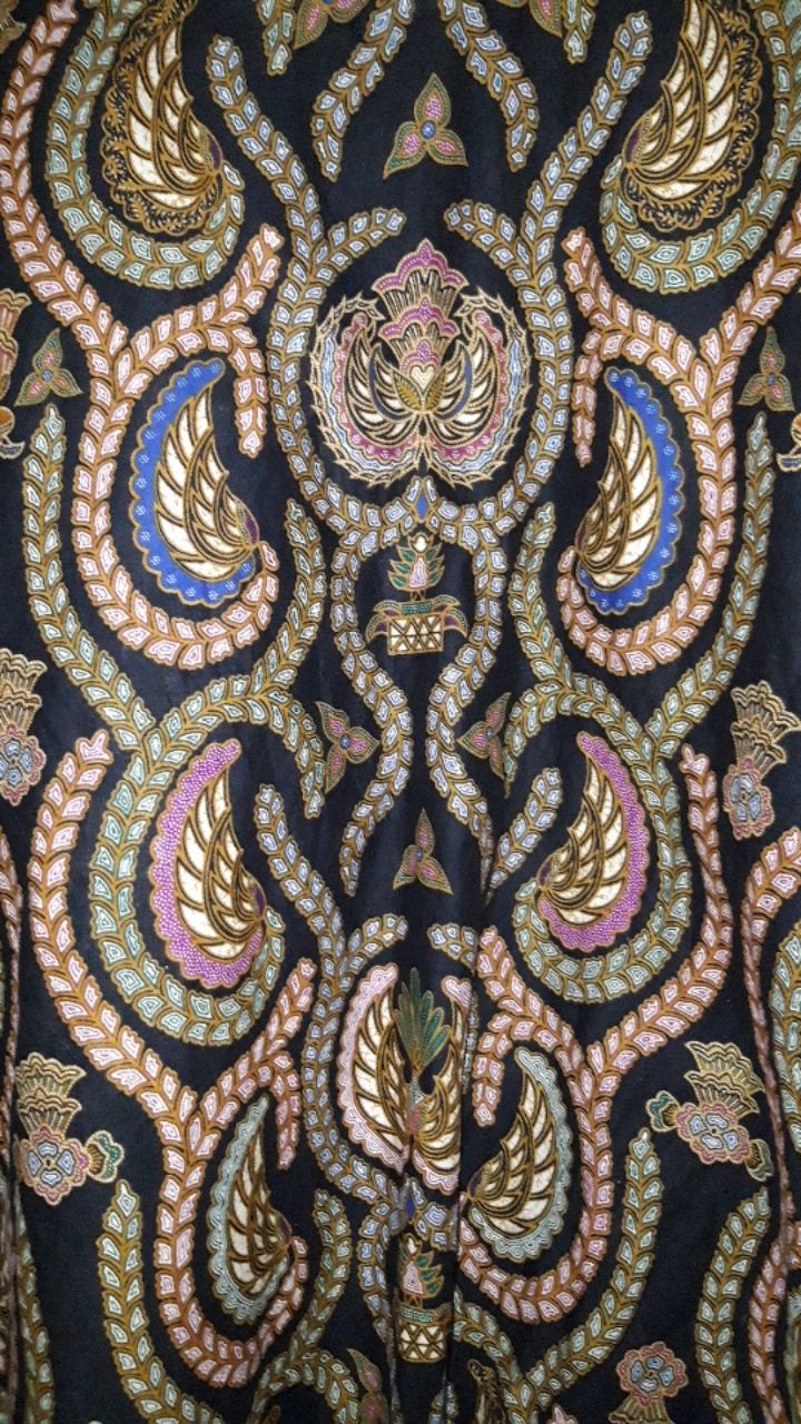 Benang Raja Atasan Batik Wanita Lengan Panjang Ukuran Jumbo 2xl 3xl 4xl 5xl