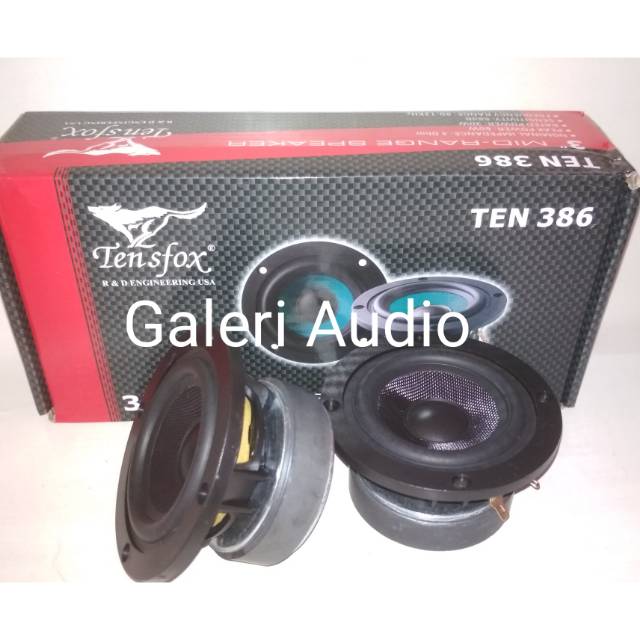 TWEETER MOBIL MIDRANGE TENSFOX 3"TEN 386 SEPASANG
