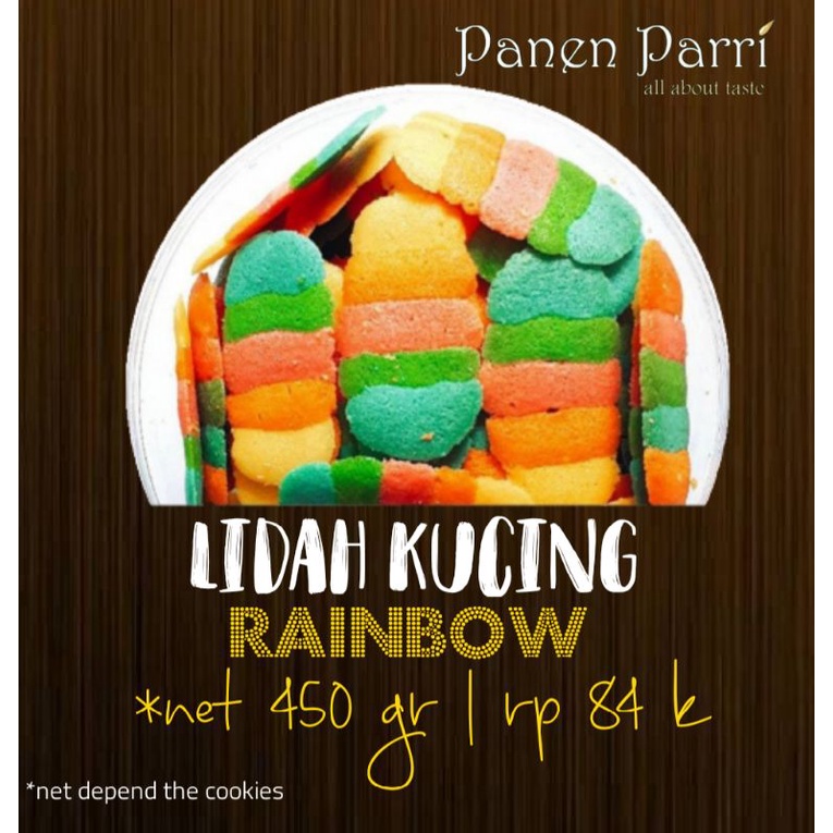 Lidah Kucing Rainbow