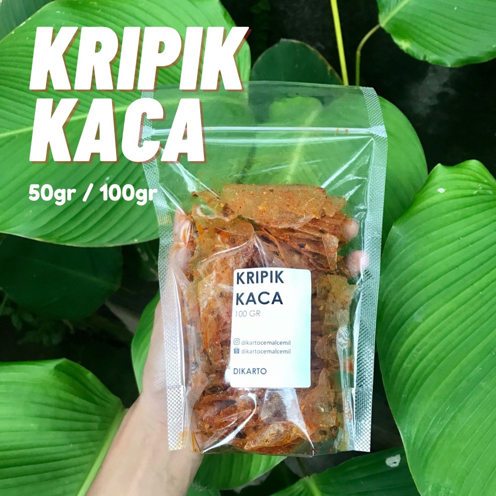 

[DIKARTO] Kripik Kaca Pedas Keripik Kripca 100 gram 50 gram