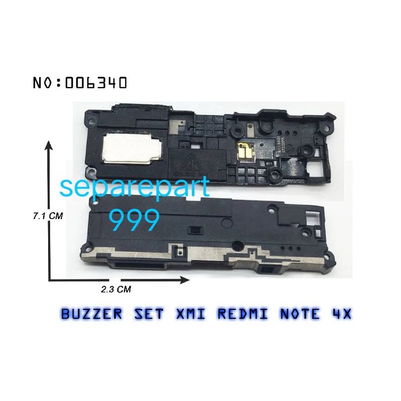 BUZZER + FRIME REDMI NOTE 4X