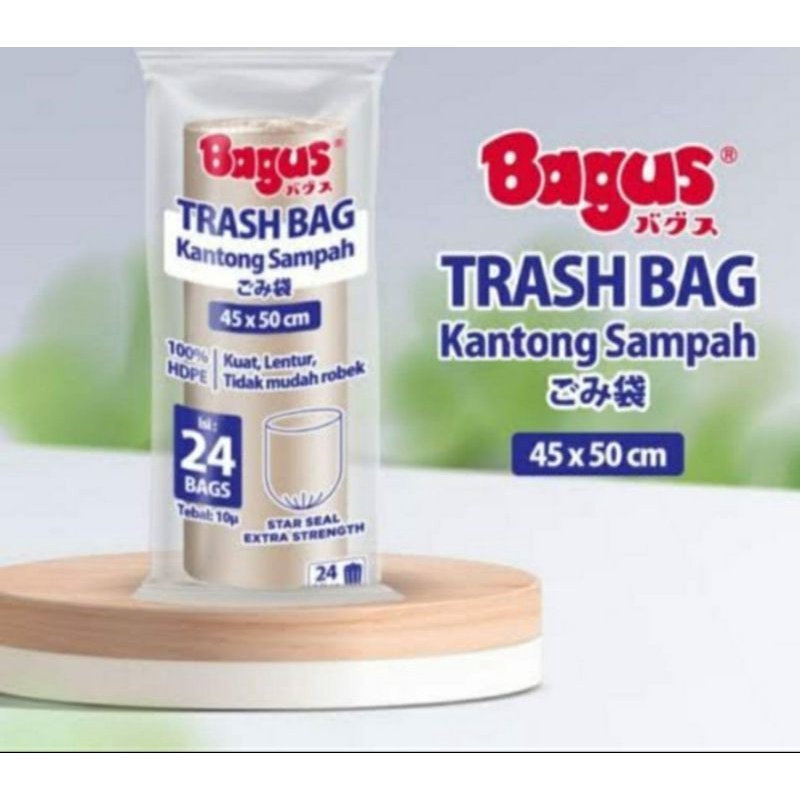 Bagus Trash Bag Kantong Sampah 45×50cm Isi 24Bags