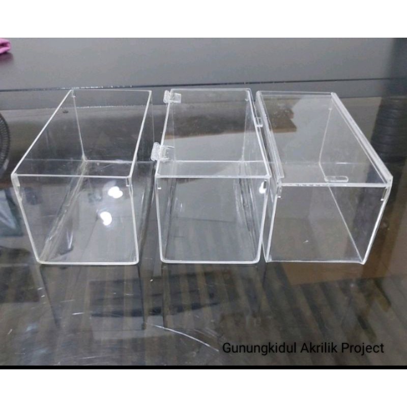 Kotak Masker Kotak Penyimpanan Masker Acrylic