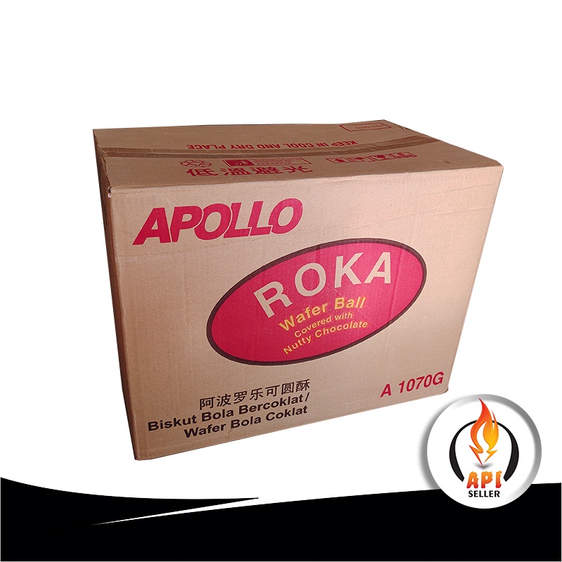 APOLLO ROKA WAFER BALL KEMASAN BAG 50's PER CARTON