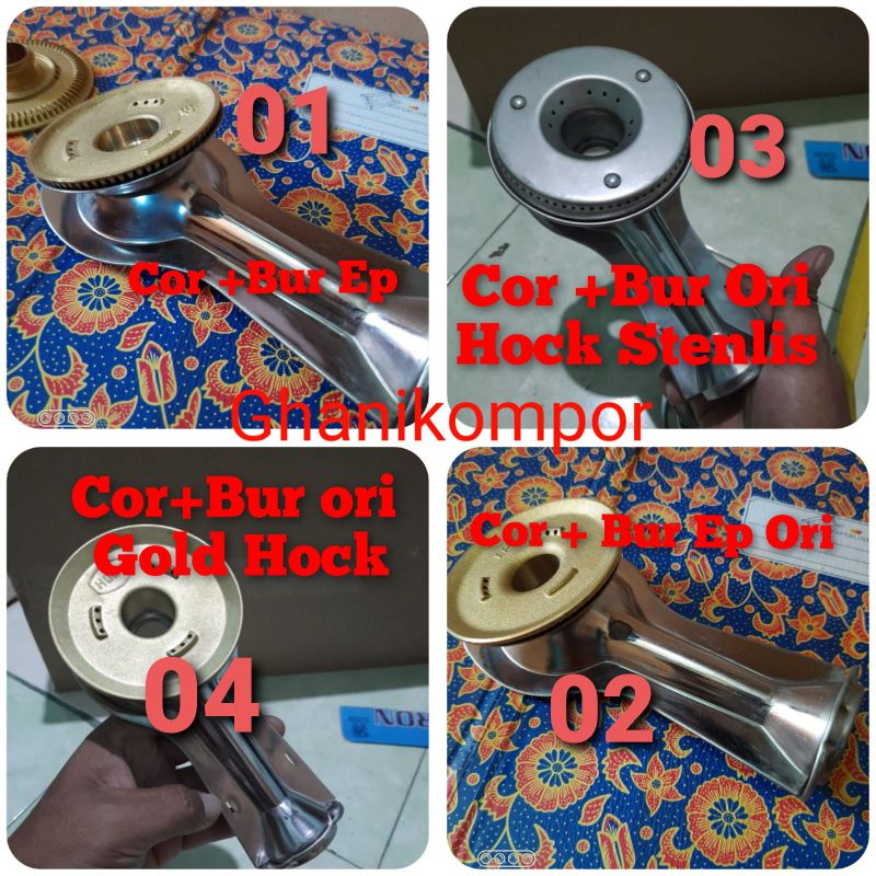 Kompor hock - Tungku kompor hock - Sumbu kompor hock - Burner kompor hock -Spare part kompor hock