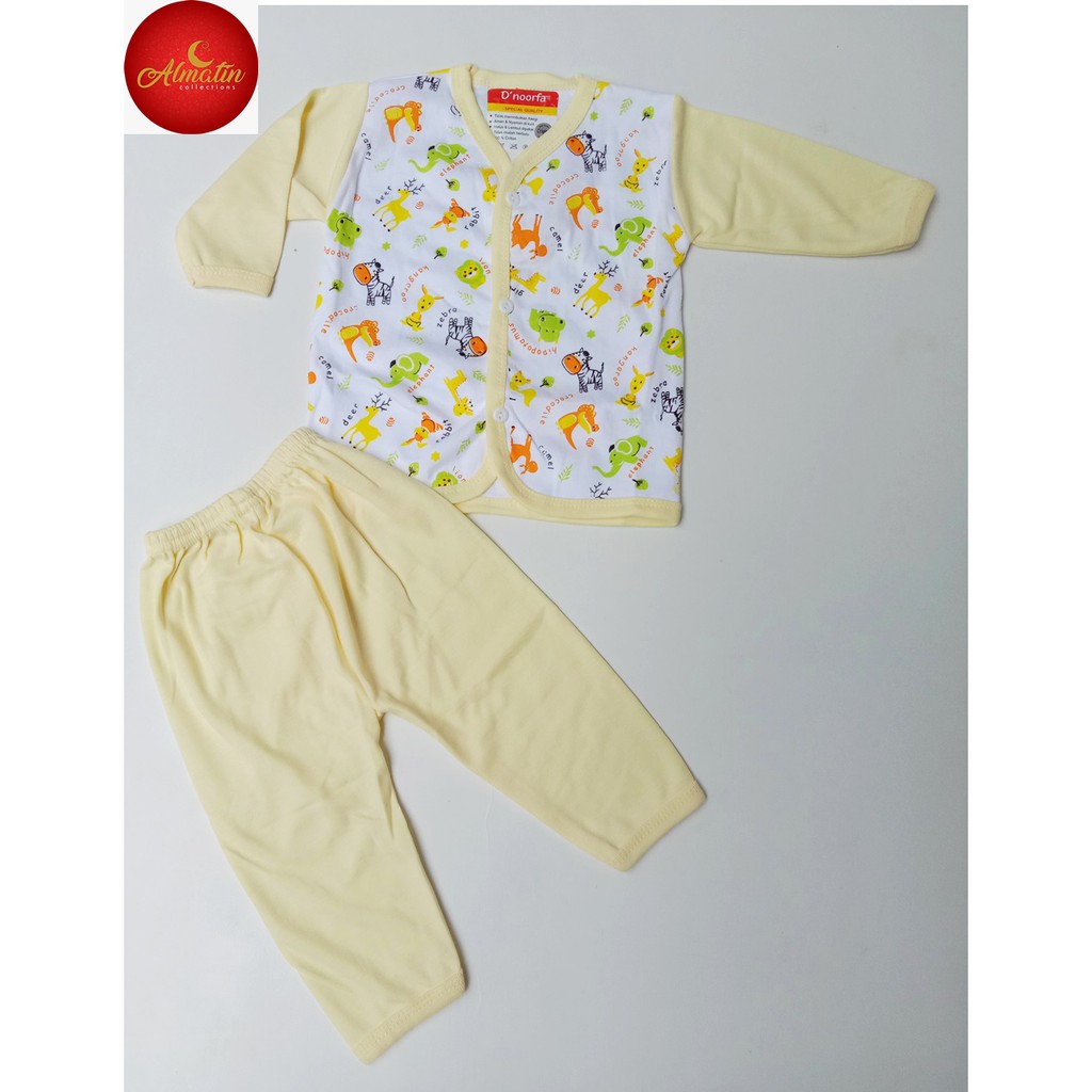 3 STEL SETELAN BAJU BAYI PANJANG PIYAMA