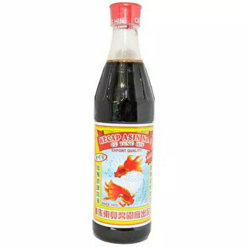 

Kecap Asin Ikan Koki Cu Tung Hin 650ml Botol Besar