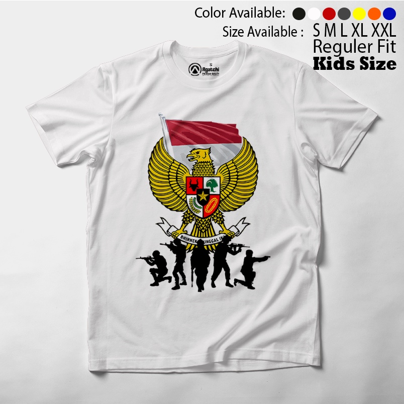 Baju Kaos Atasan Anak Laki-Laki Garuda Indonesia Merdeka