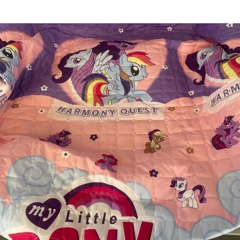 SPREI WATERPROOF ANTI AIR SEPREI MOTIF UKURAN 180X200 DAN 160X200CM-LITTLE PONY