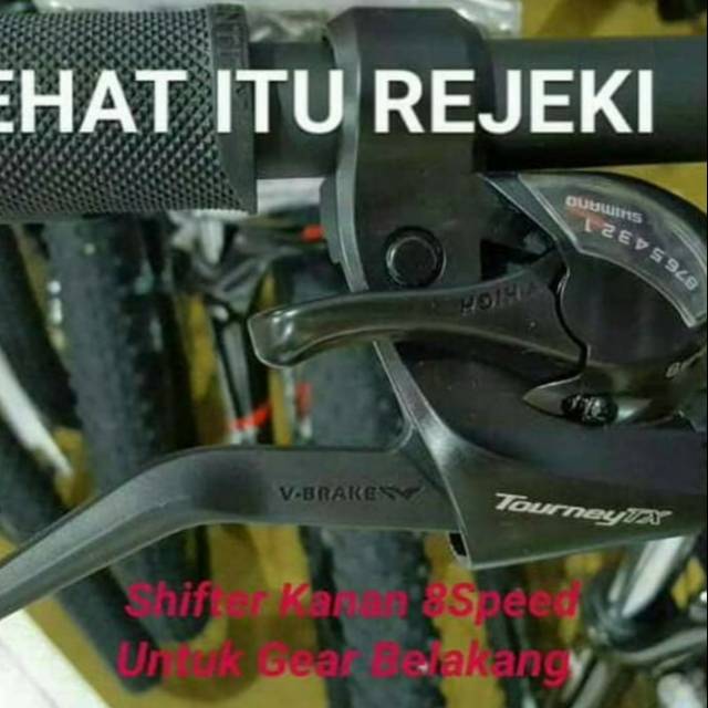 SHIFTER SHIMANO + BRAKE LEVER TOURNEY TX 8 SPEED