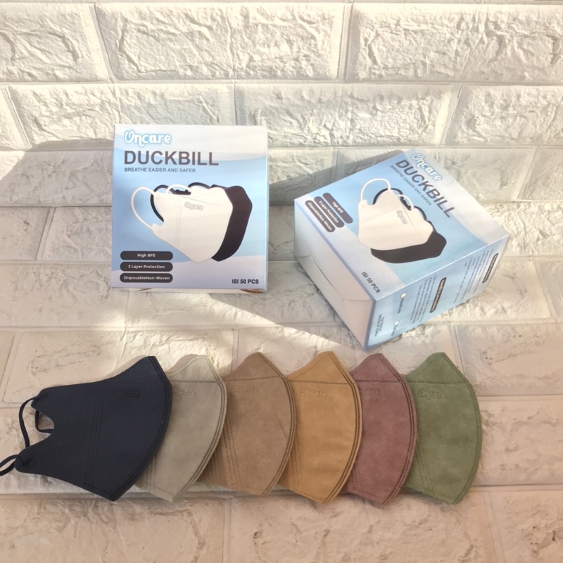 MASKER DUCKBILL EMBOS ONCARE 1BOX ISI 50PCS