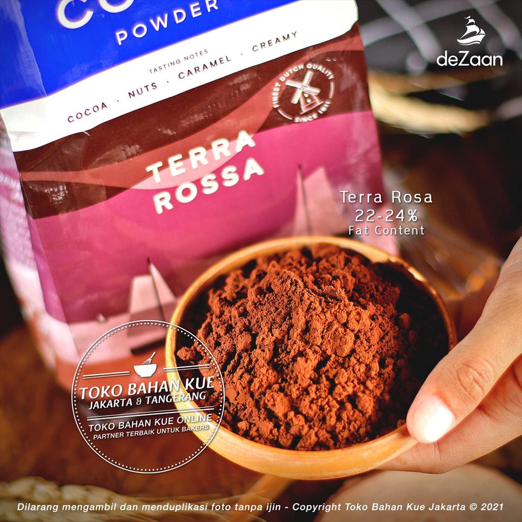 Dezaan-Pure Cocoa Terra Rossa 100gr Cokelat Powder Bubuk Murni Premium