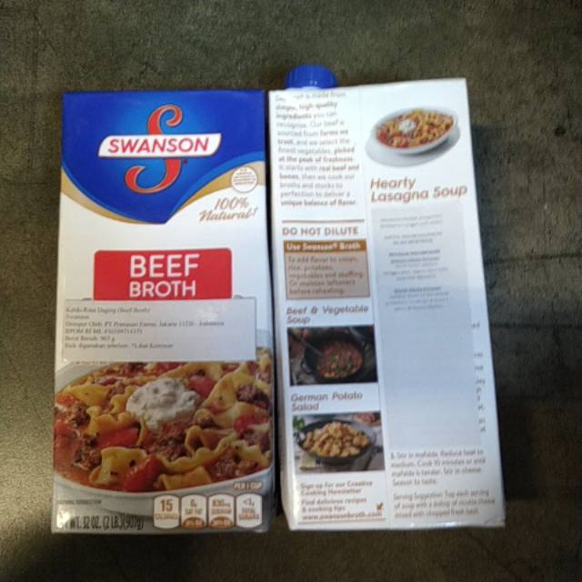

swanson beef broth kaldu rasa daging 907gr Impor US