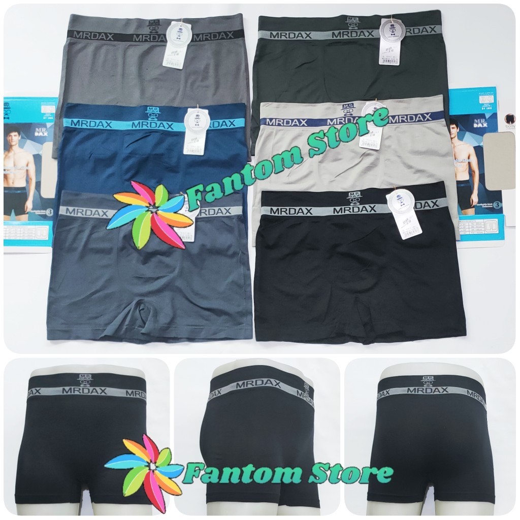 MrDAX CD CELANA DALAM BOXER PRIA SEAMLESS RAJUT - Mr DAX