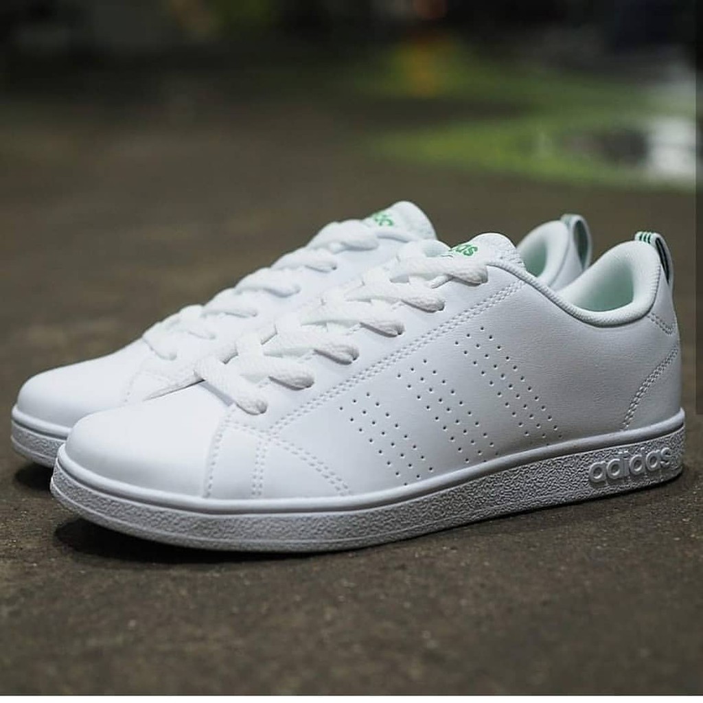 Sepatu Adidas Neo Advantage Grade Original Sneakers Pria Wanita Fullwhite Fitnes Gym Sport Kets