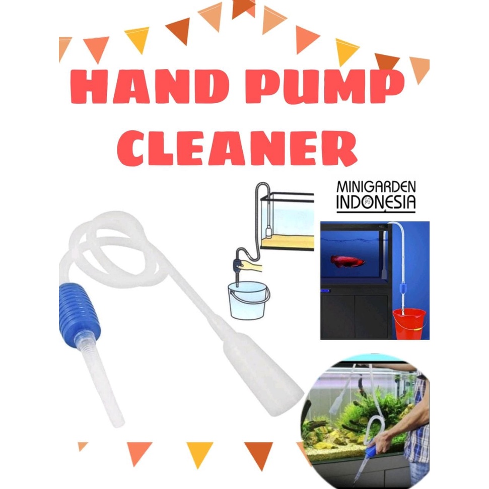 ALAT KURAS AQUARIUM MANUAL PENYEDOT AIR AKUARIUM CLEANAER PUMP SIPON