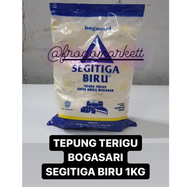 Tepung Terigu Bogasari Segitiga Biru 1kg