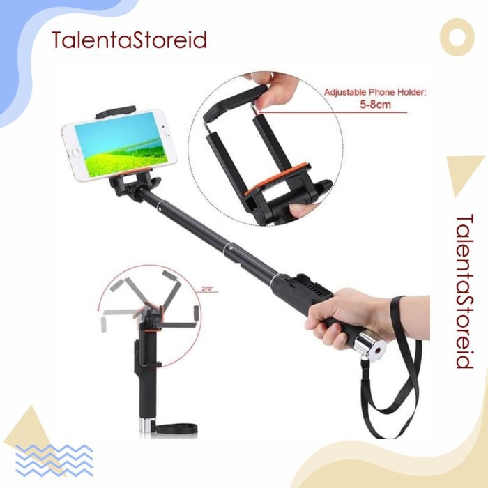 Tongsis Bluetooth Yunteng YT-888 ORIGINAL Extendable Selfie Stick