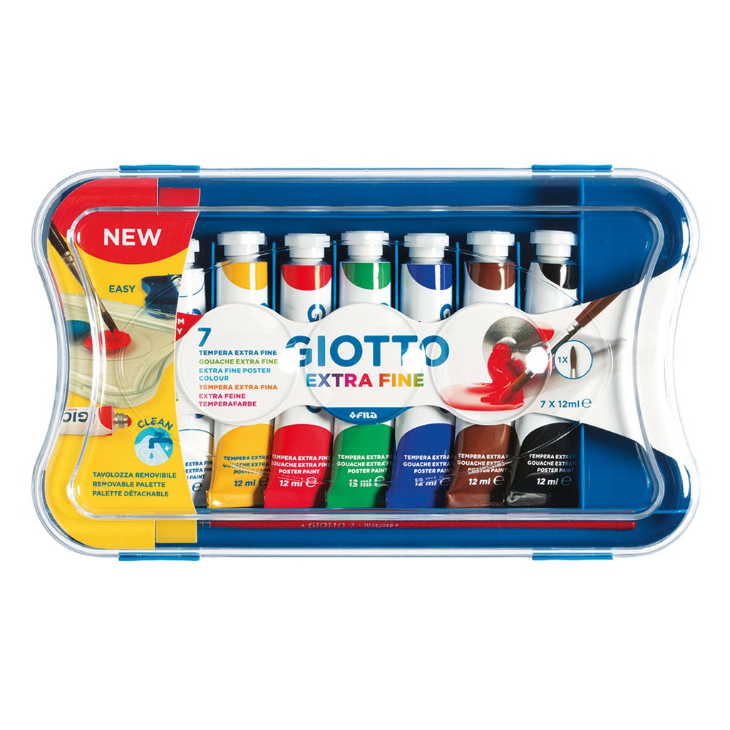 

Buku Giotto Poster Paint 7 Colors with Brush 12ml