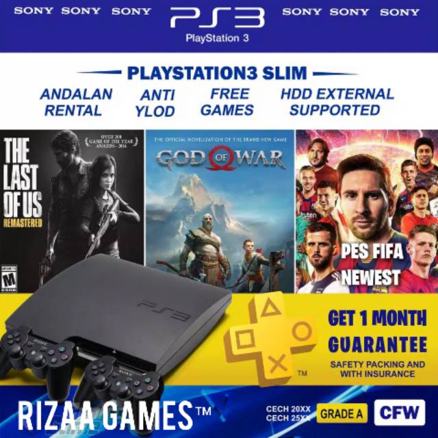 PS3 SLIM 320GB CFW SONY PLAYSTATION® CECH 20XXX VOID JAPAN 4.85PRO