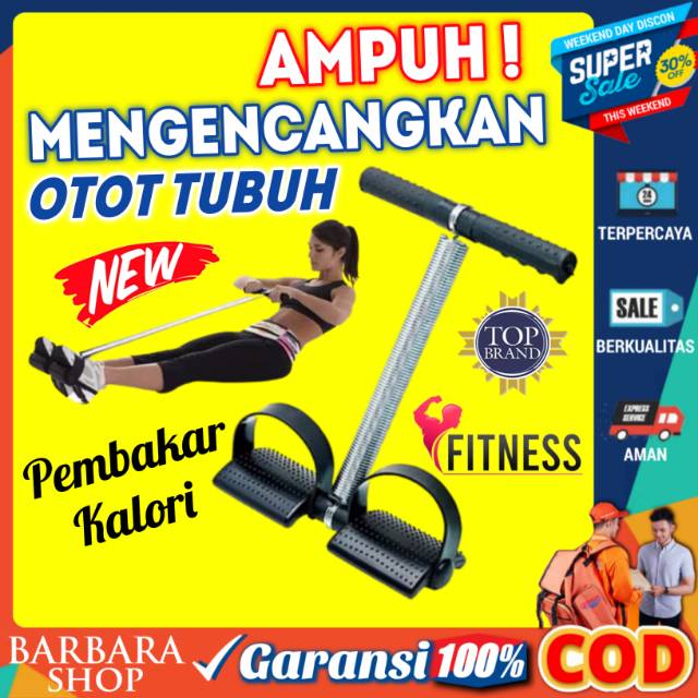 Tummy Trimmer Alat Bantu Olahraga Rumah Alat Fitness Pembakar Lemak Pedal Per 13J Pengencang Otot