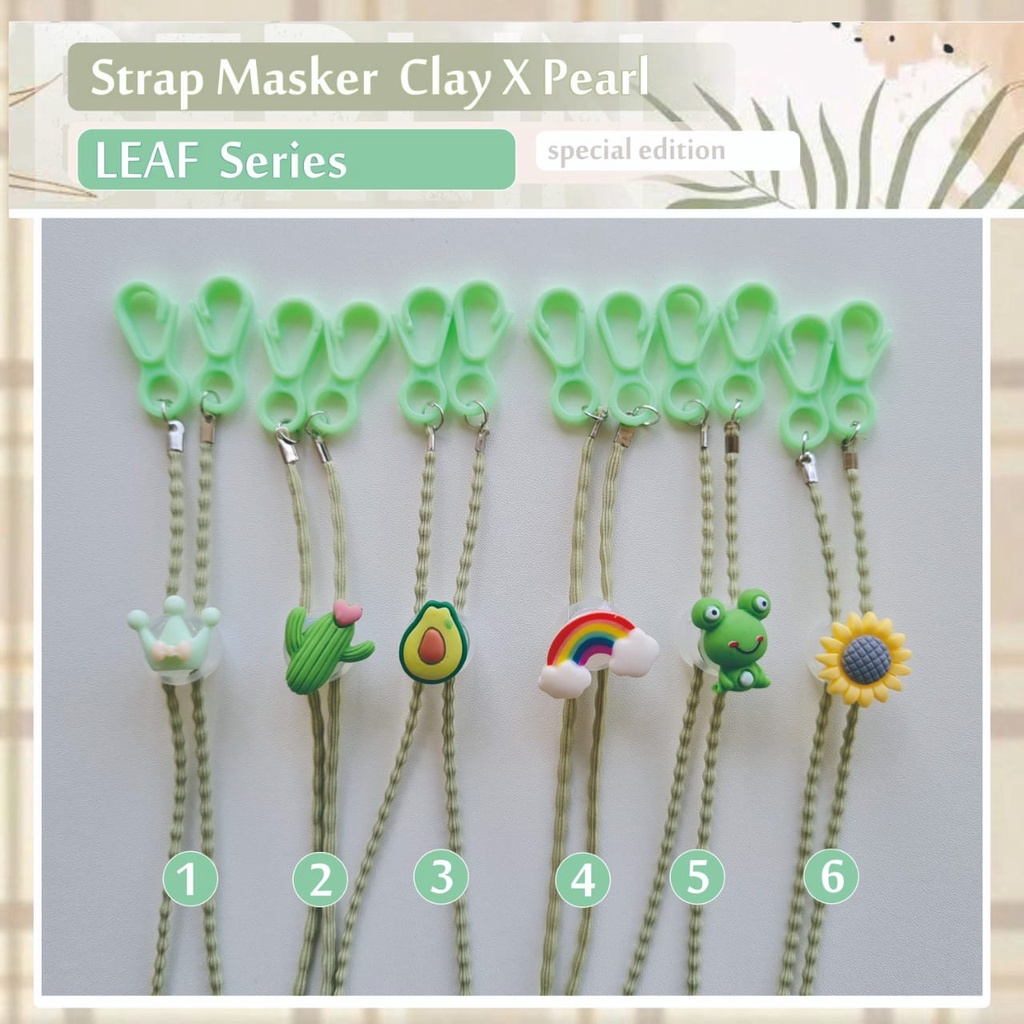 Strap Masker 2 in 1 / Konektor Masker Unik dan Lucu ? Konektor Masker kekinian / Tali Masker / Strap