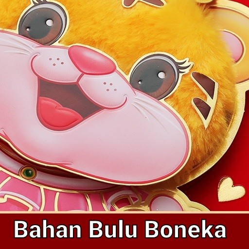 Tempelan Imlek Macan Sepasang Premium Bulu Boneka Hiasan Sincia Murah Harga Grosir Termurah