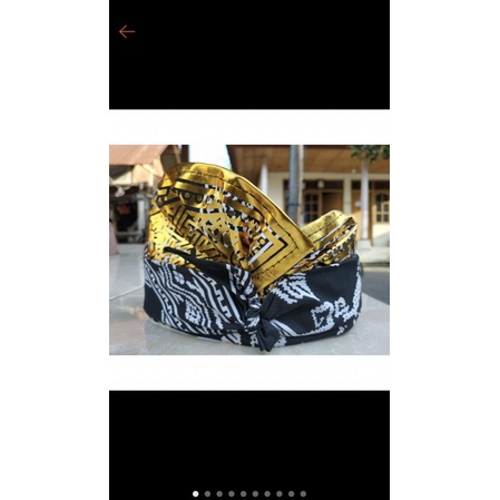 udeng Bali motif songket