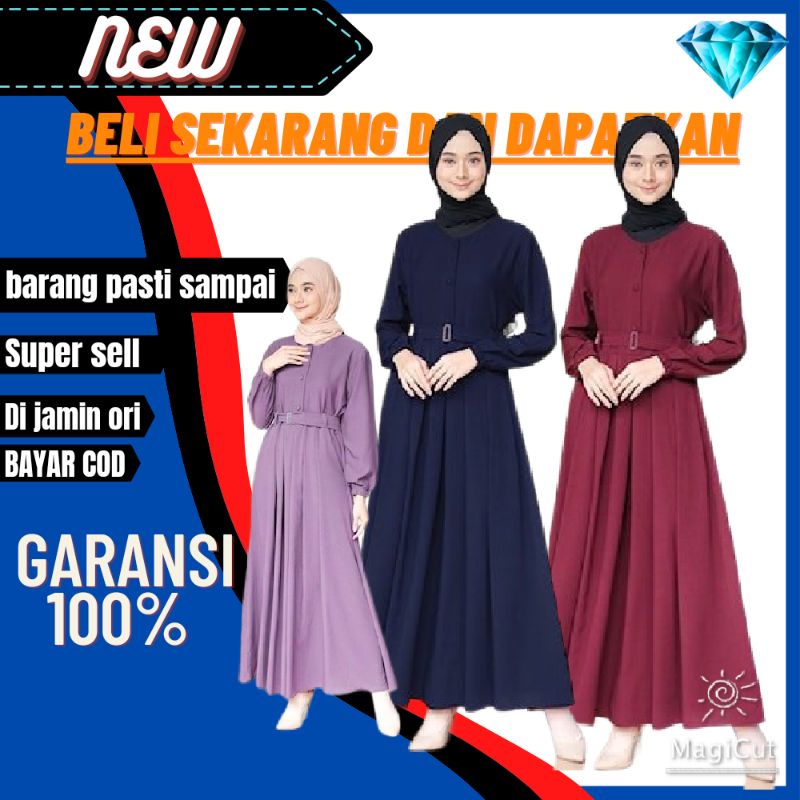 baju gamis wanita terbaru 2021