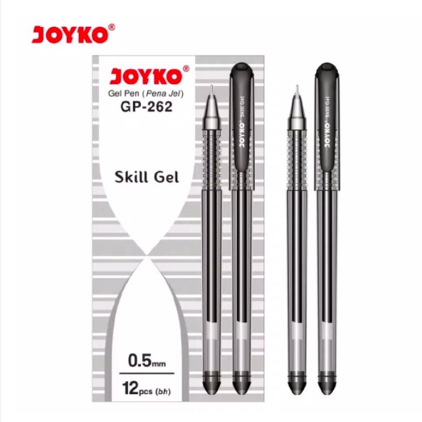 

FAMILY TOYS - Gel pen Joyko GP 262 Skill Gel / pena hitam / pulpen hitam