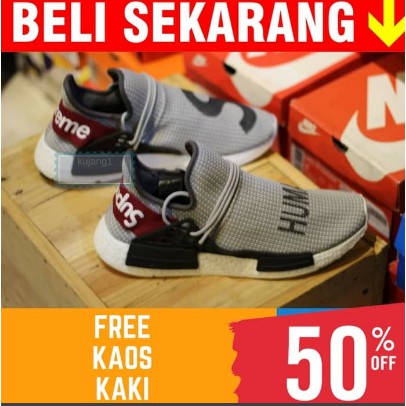 SUPREME SEPATU SLIP ON SNEAKERS PRIA TERLARIS ORIGINAL IMPORT