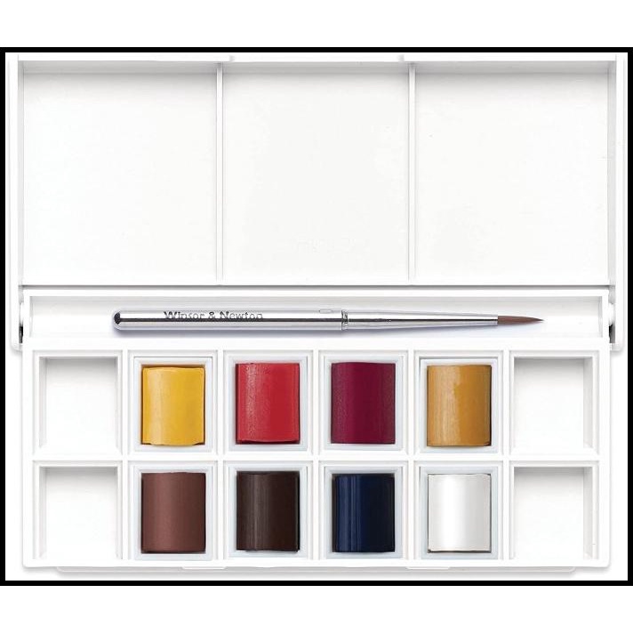 

Winsor & Newton Cotman Watercolour Portrait Pocket Set 8 Half Pans
