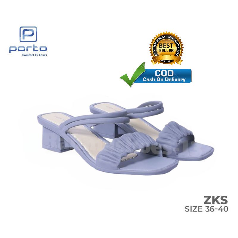 SANDAL WANITA KARET JELLY 2022 TERBARU PORTO LADY ZKS SANDAL JELLY TALY