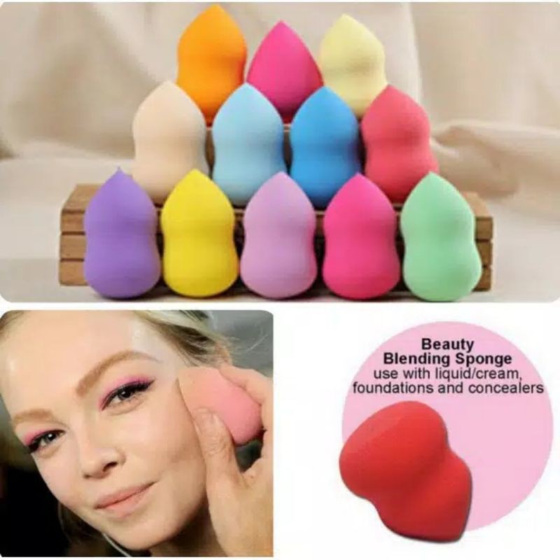 MURAH!!! Sponge Make Up Cosmetic Banyak Warna Spons Make Up terlaris