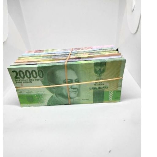 UANG MAINAN / UANG PECAHAN 1 BAL ISI KURANG LEBIH 1000 LEMBAR