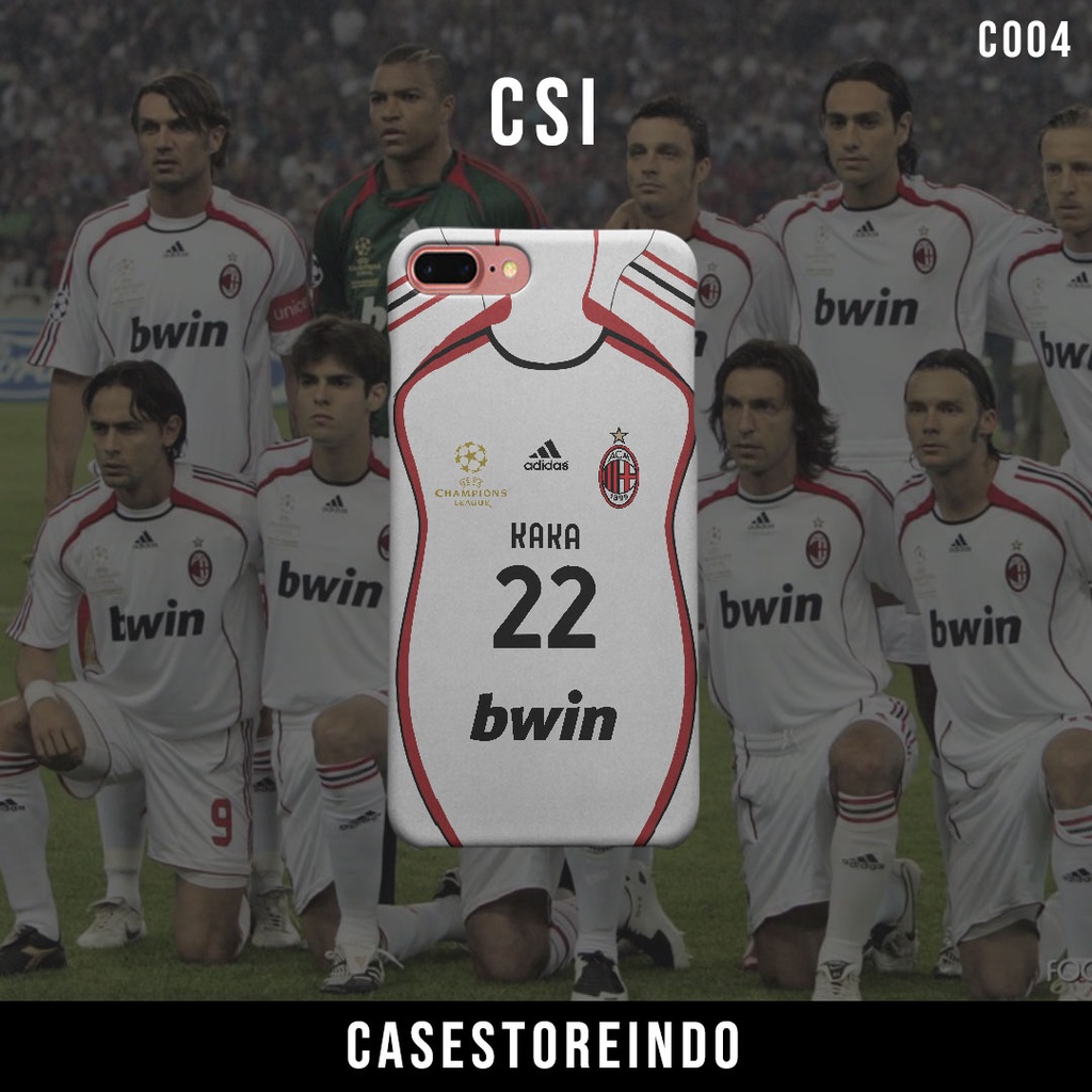 CaseStoreIndo Case Casing Hp Custom gambar Jersey RETRO AC Milan Away Final Athens 2007 Final Athena