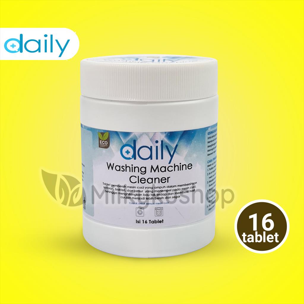 DAILY WASHING MACHINE CLEANER 16 TABLET PEMBERSIH MESIN CUCI