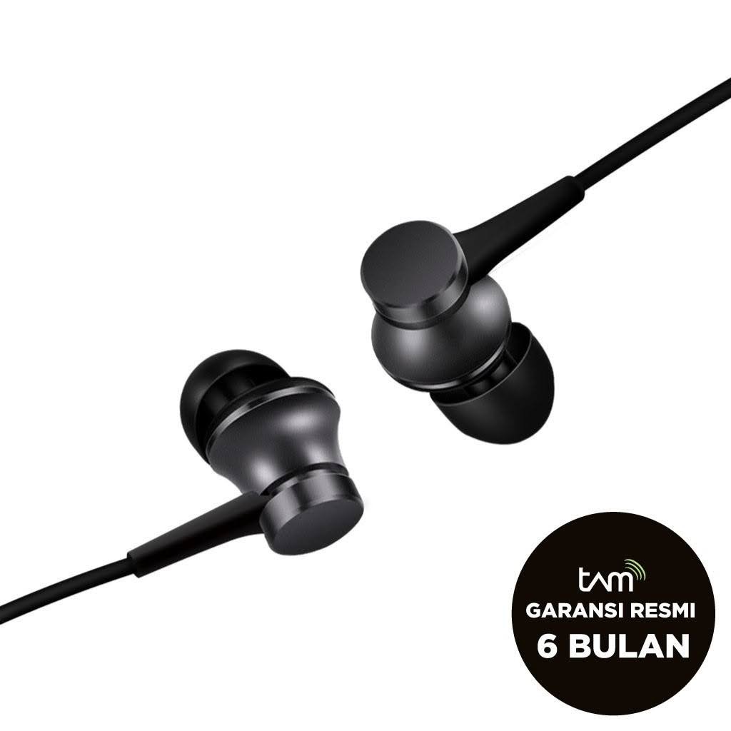 Original Xiaomi Mi In Ear Headphones Basic - Mi Earphone Piston Basic Garansi Resmi TAM