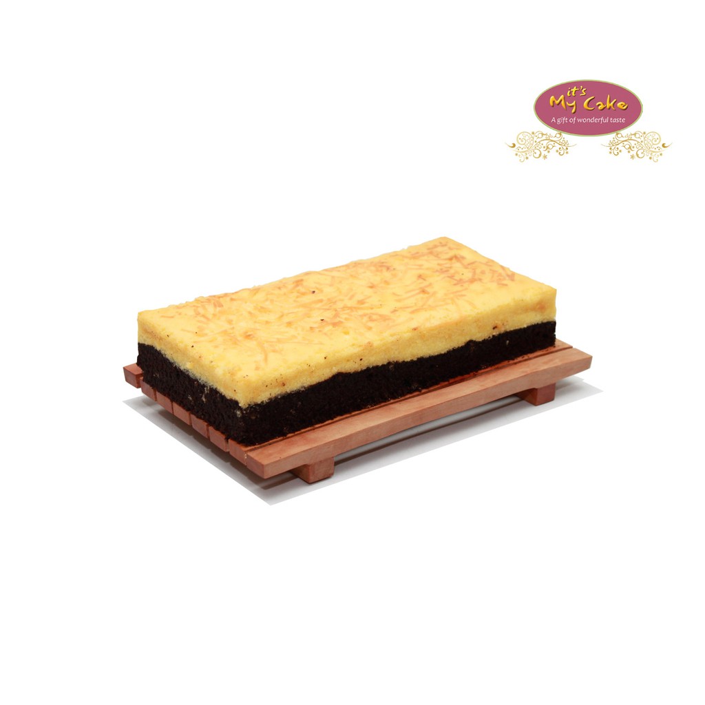 

Cheese Layer Baked Brownies Its My Cake Jakarta