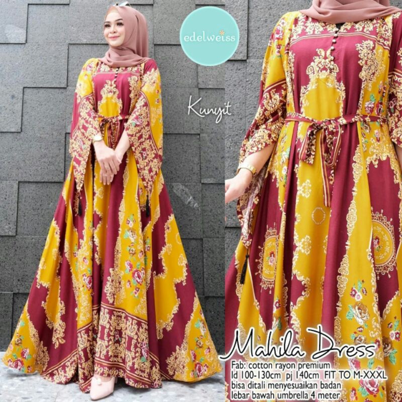 gamis jumbo/ gamis xxxl/ gamis jumbo motif