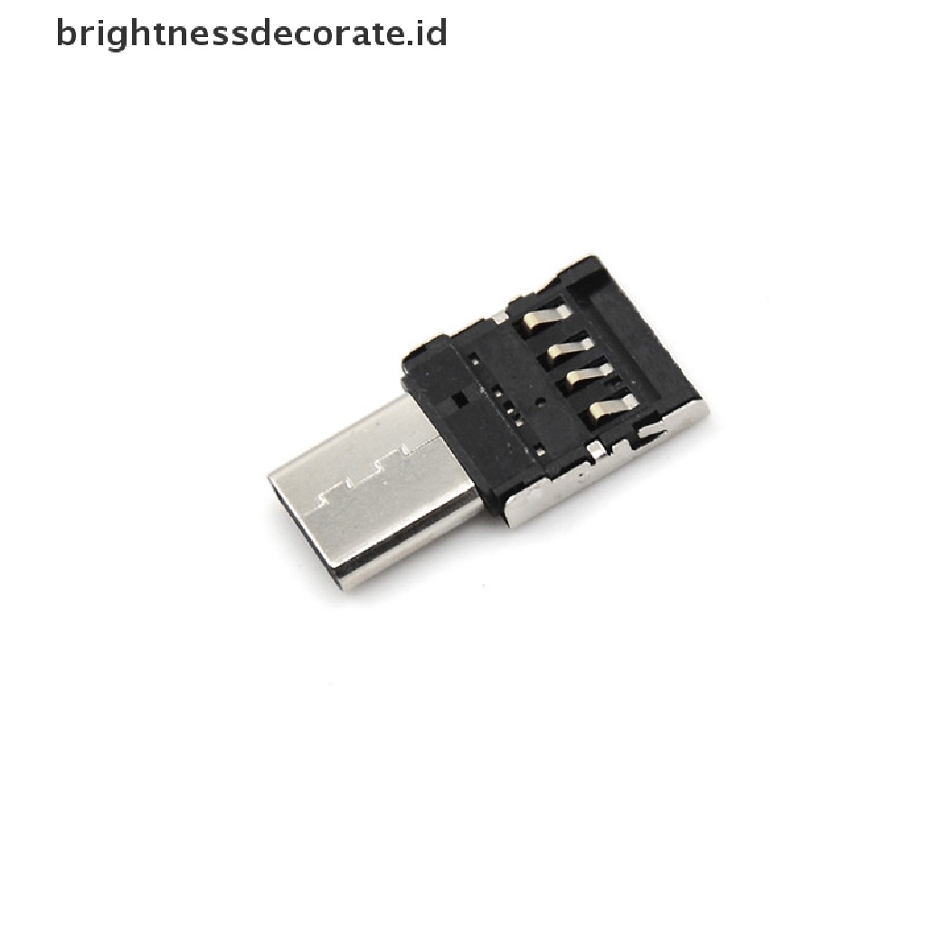 2pcs Adapter Konverter Usb 3.1 Tipe C Male Ke Usb Female Untuk Tablet