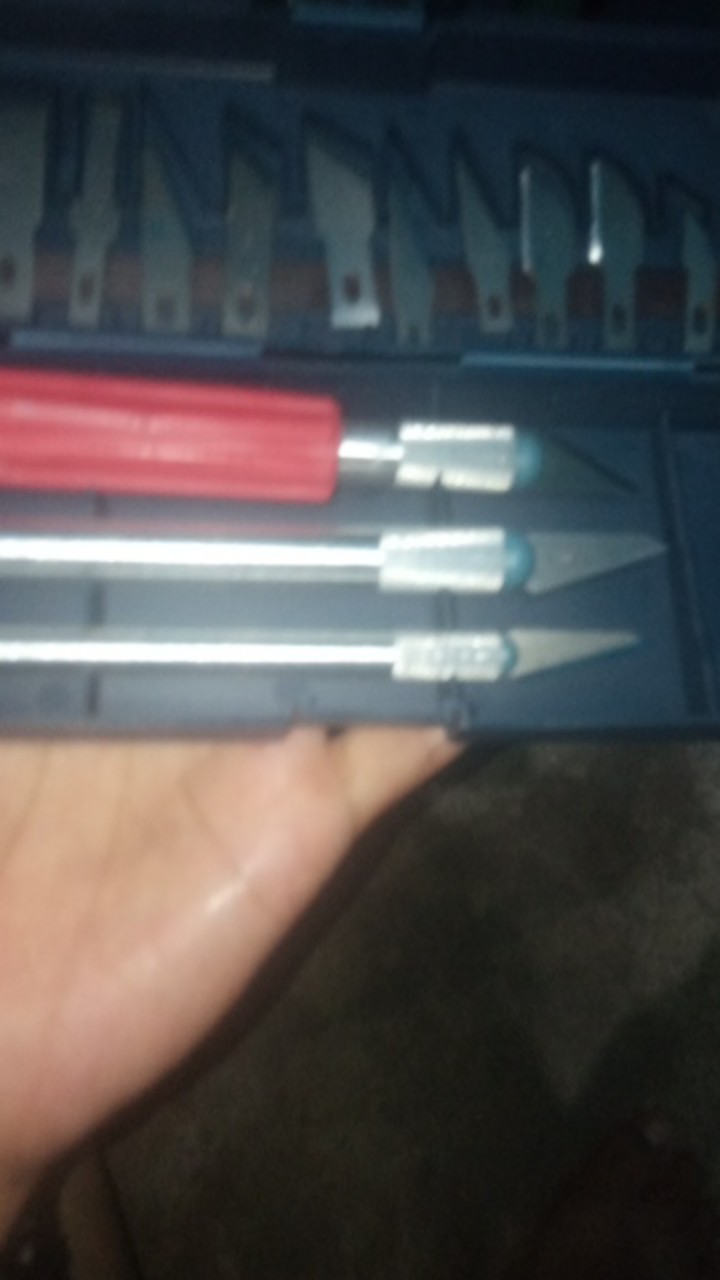 Pisau Bonsai Kelapa / Alat Ukir Seni 13 Set 3 Pegangan (nankai)