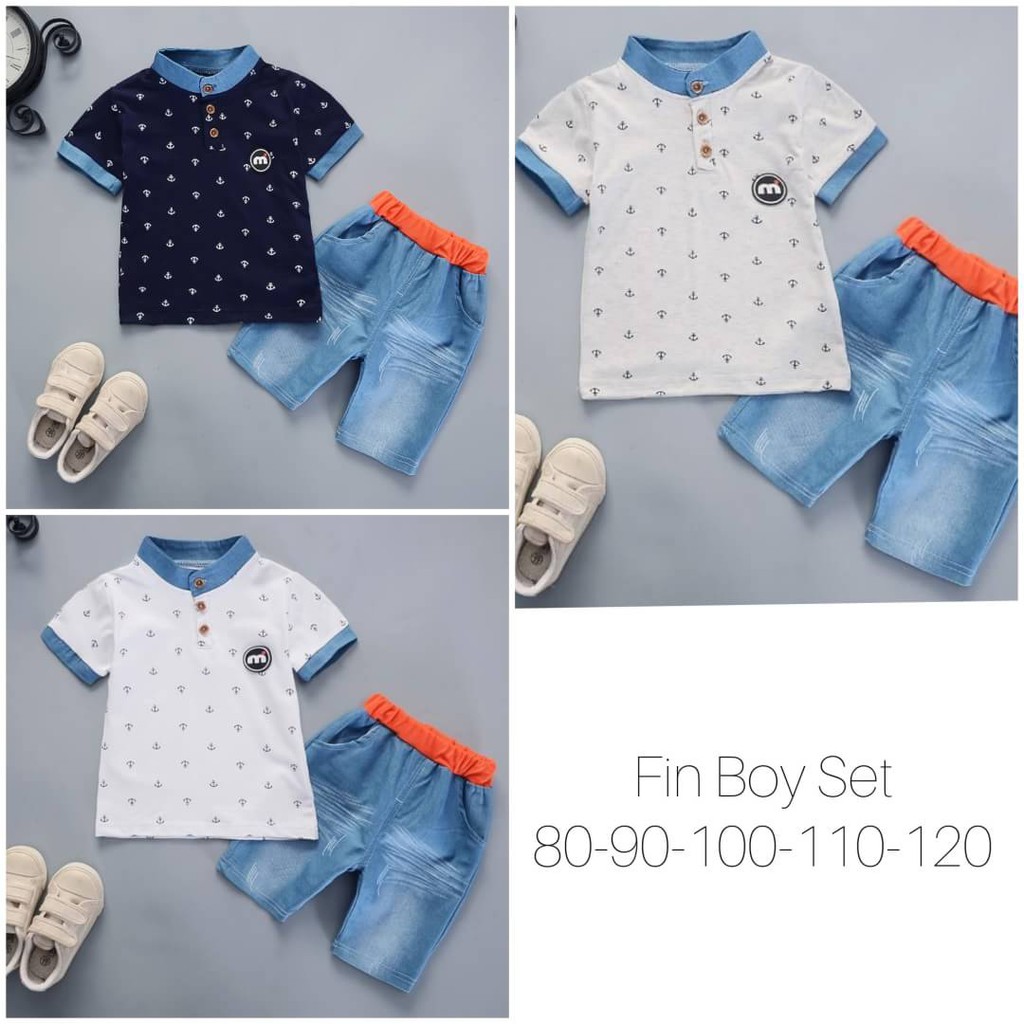 Fin Boy Set / Setelan Anak Laki-laki