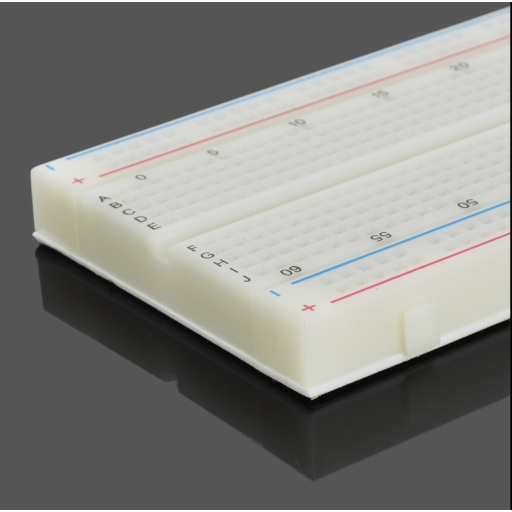 Breadboard 830 tie lubang projectboard project board bread solderless hole more than MB-102 MB102