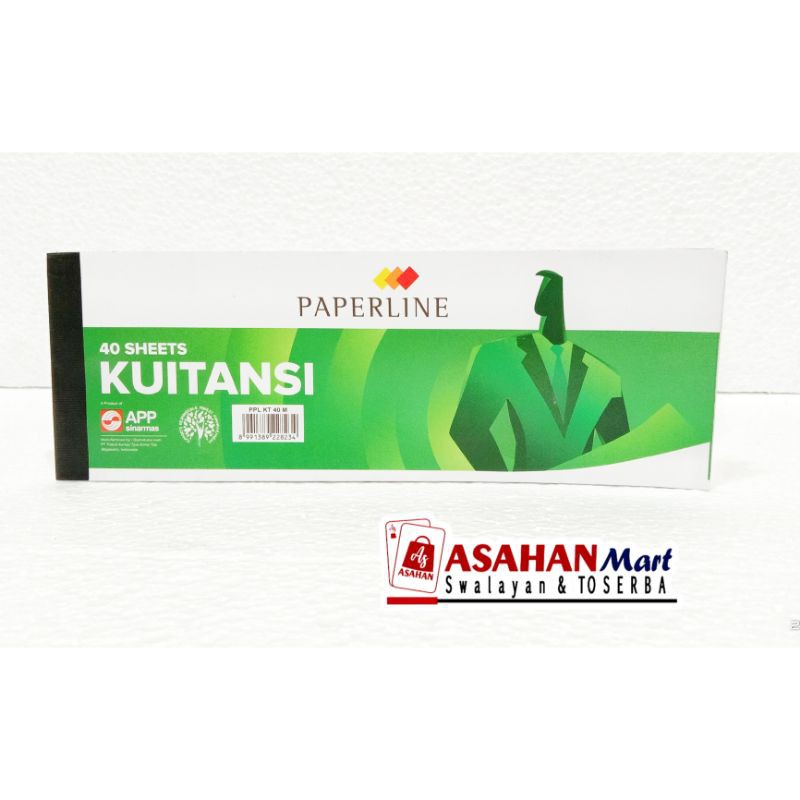 

kuitansi Paperline kecil isi 40 sheets