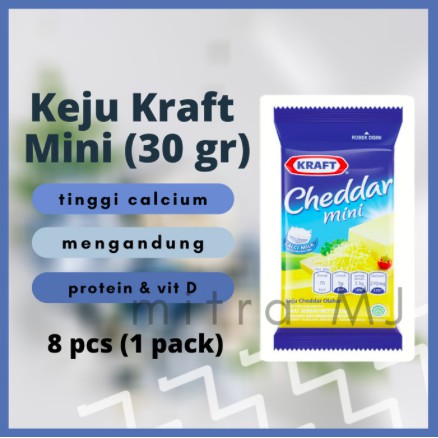 

KEJU KRAFT CHEDDAR MINI (30 gr)