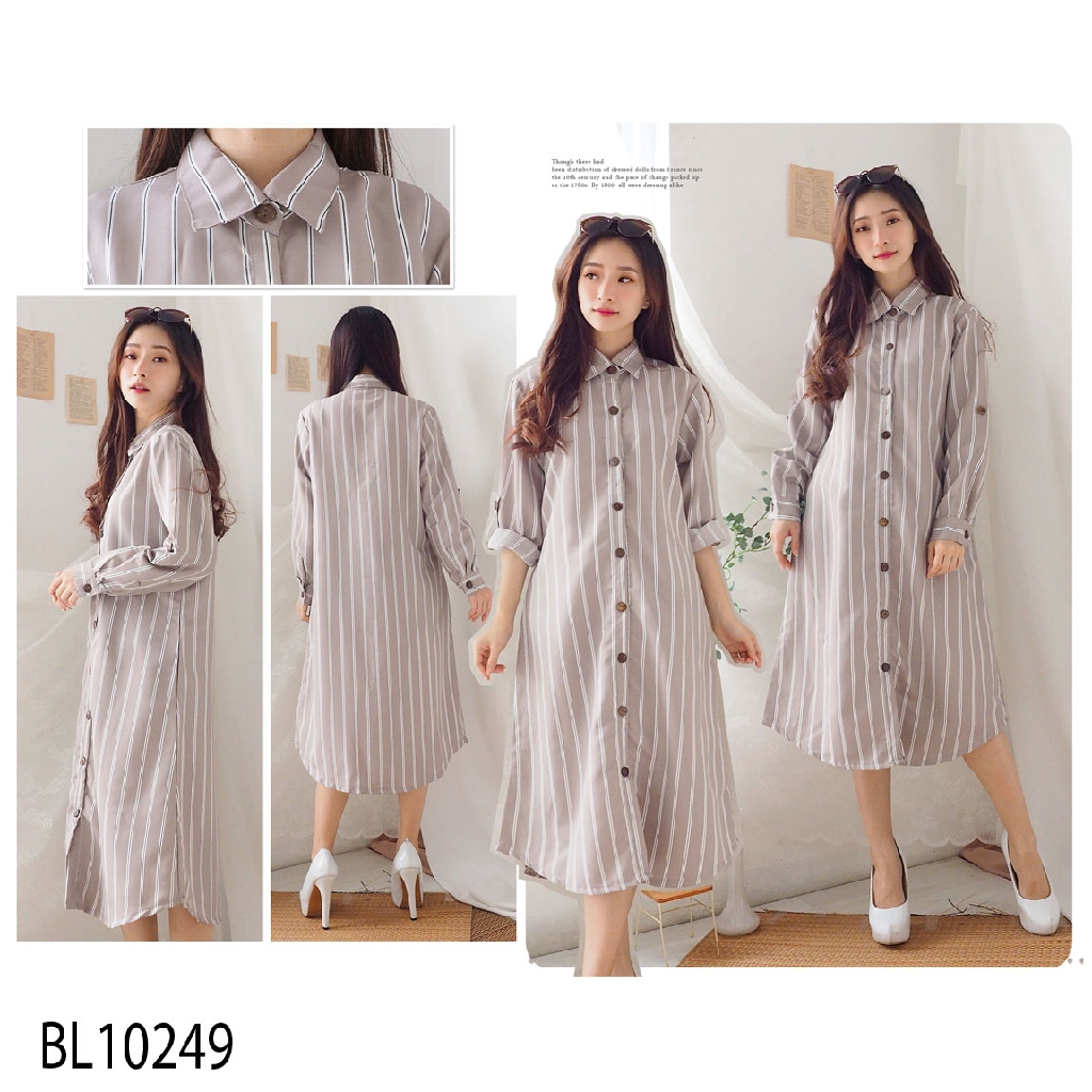 long tunik stripe